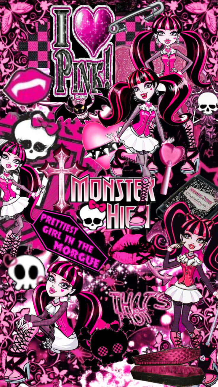 Monster High Mcbling Collage Wallpaper