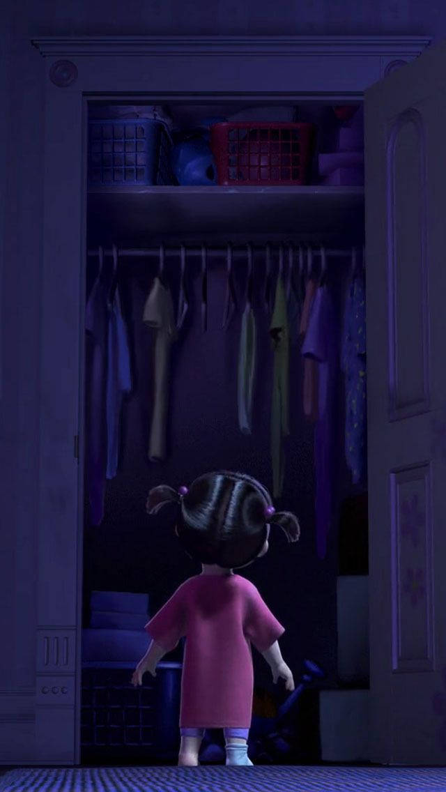 Monsters Inc Dark Aesthetic Boo Wallpaper