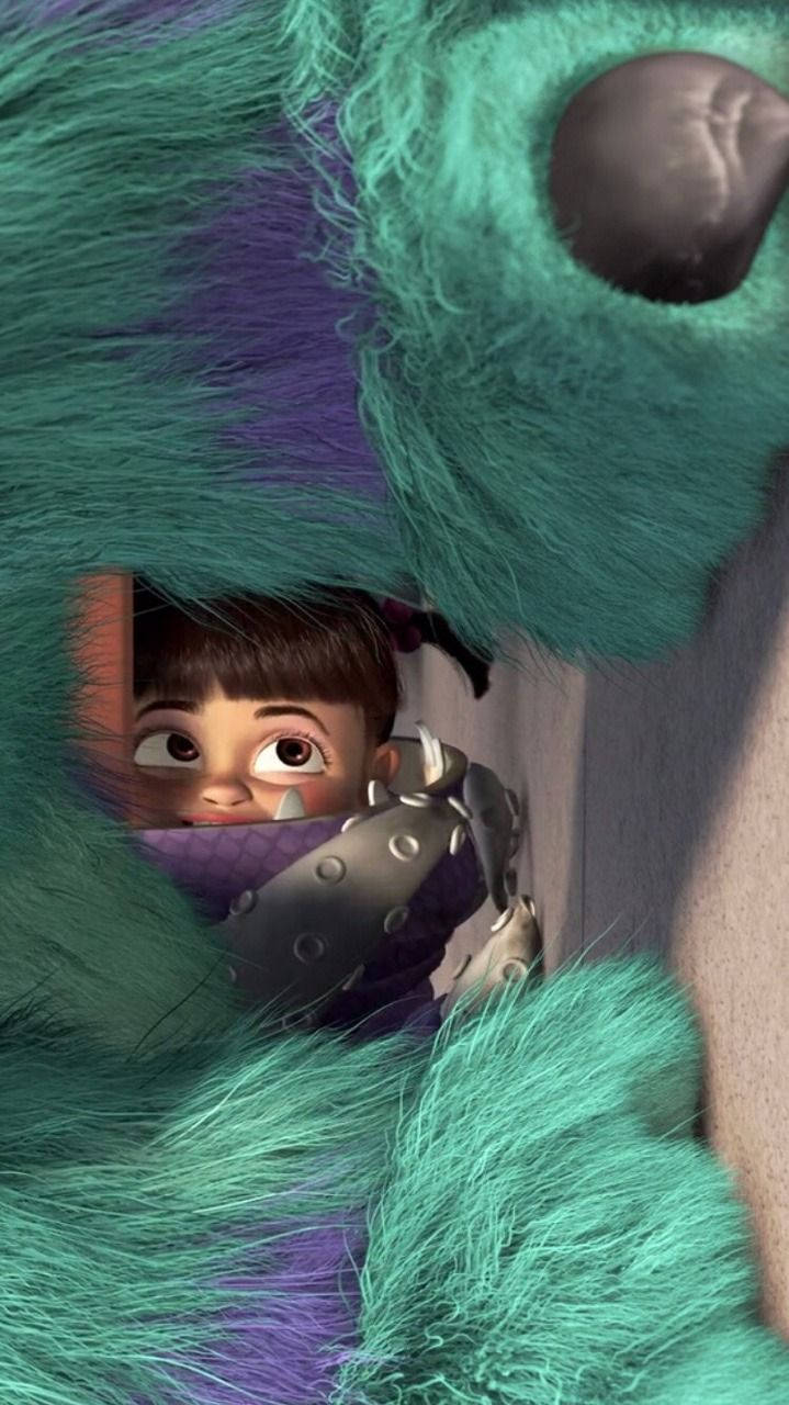 Monsters Inc Hiding Boo Wallpaper