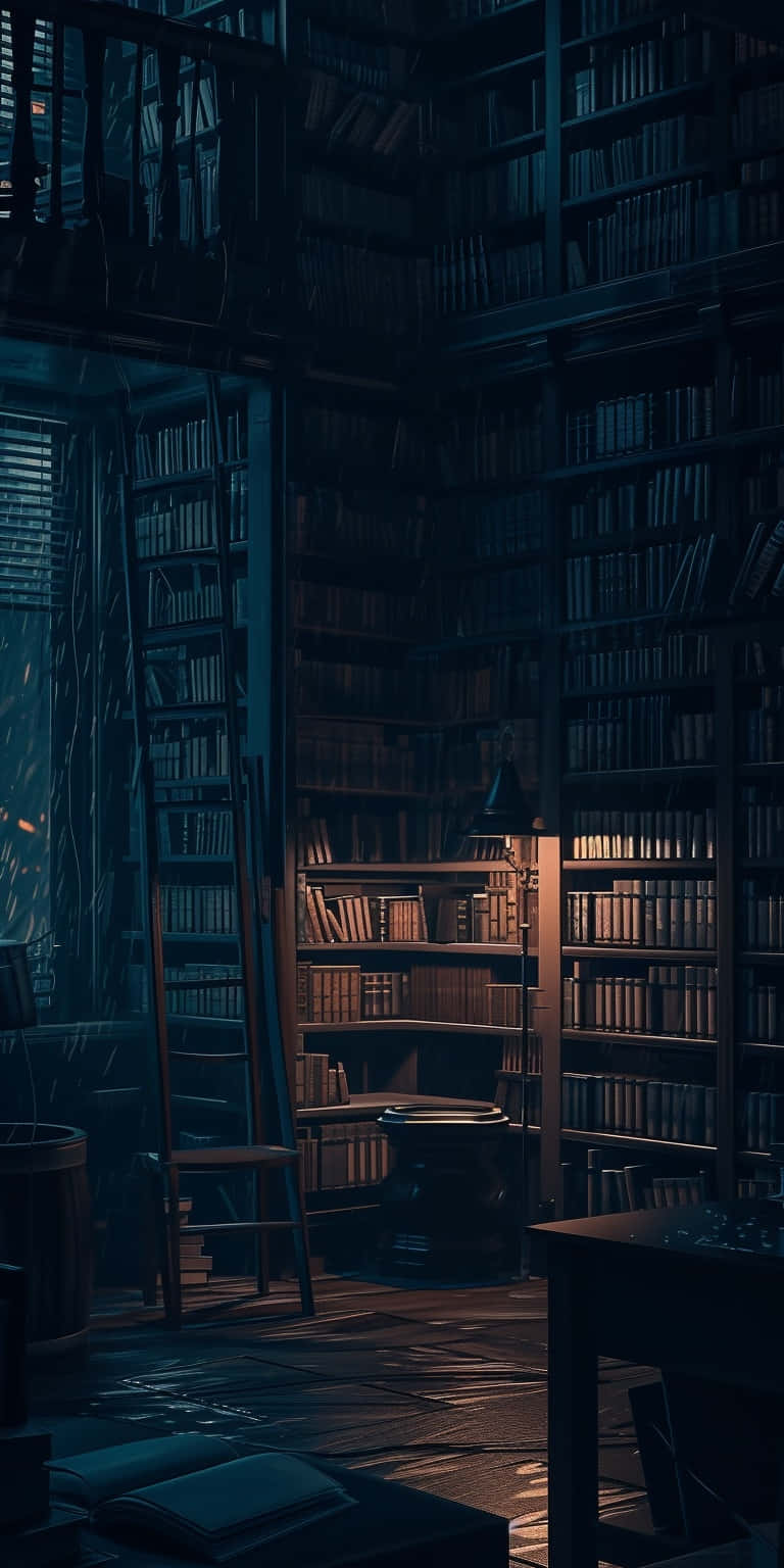 Moody Library Aesthetic.jpg Wallpaper