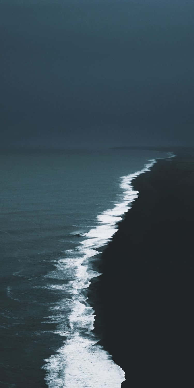 Moody_ Ocean_ Shoreline_ Aesthetic.jpg Wallpaper