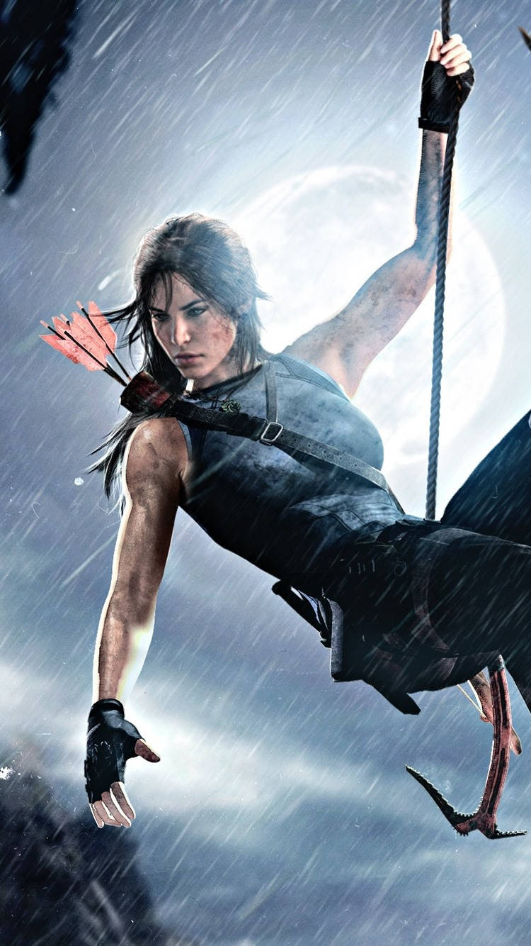 Moonlight Tomb Raider Iphone Wallpaper