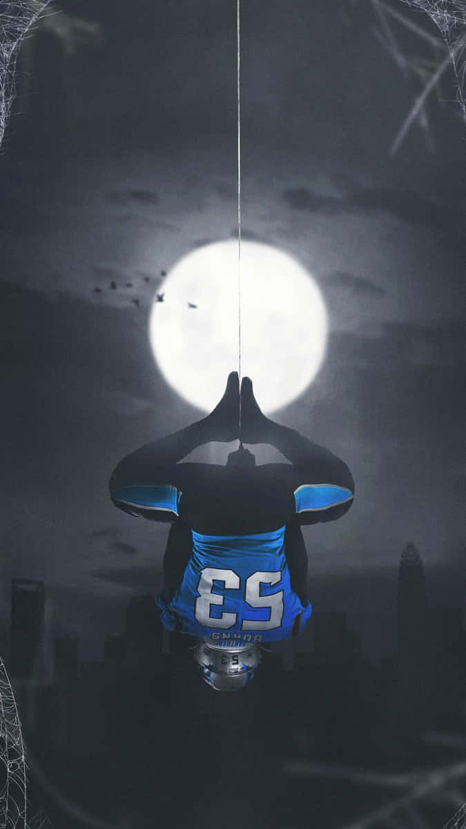 Moonlit Spiderman Pose Football Player85 Wallpaper