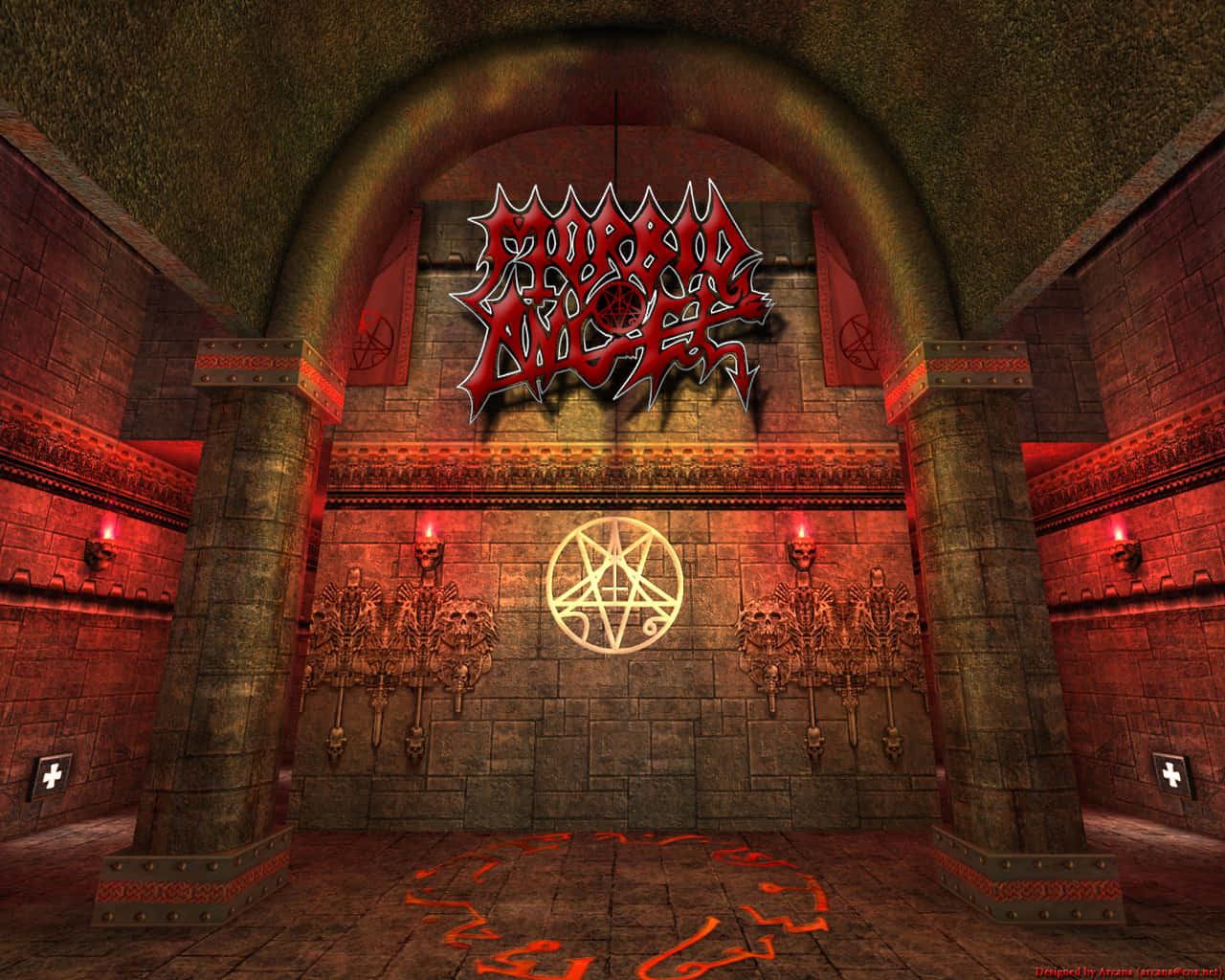 Morbid Angel Pentagram Wallpaper