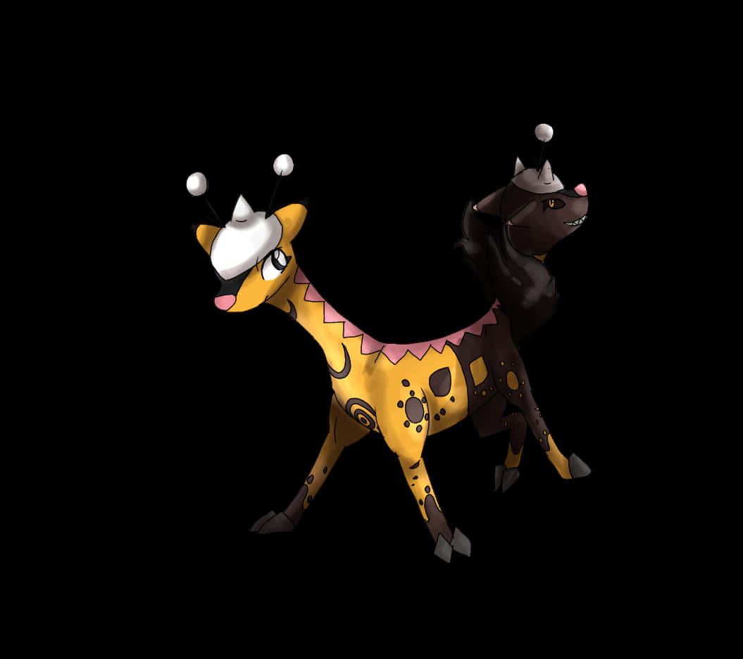 Morphed Girafarig Wallpaper