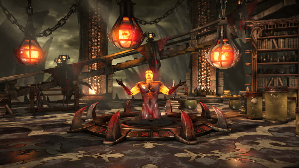 Mortal Kombat Armageddon Blaze Arena Wallpaper