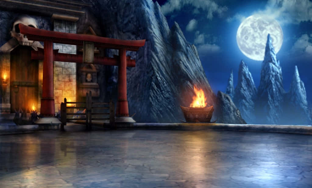 Mortal Kombat Armageddon Temple Stage Wallpaper