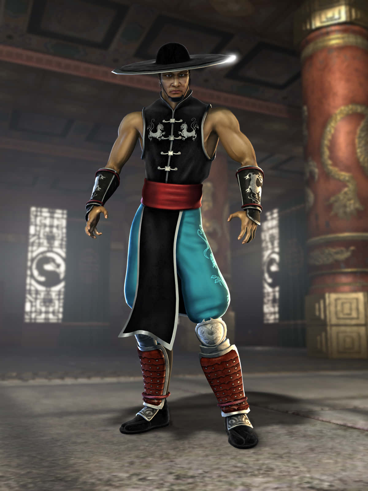 Mortal Kombat Kung Lao In Action Wallpaper