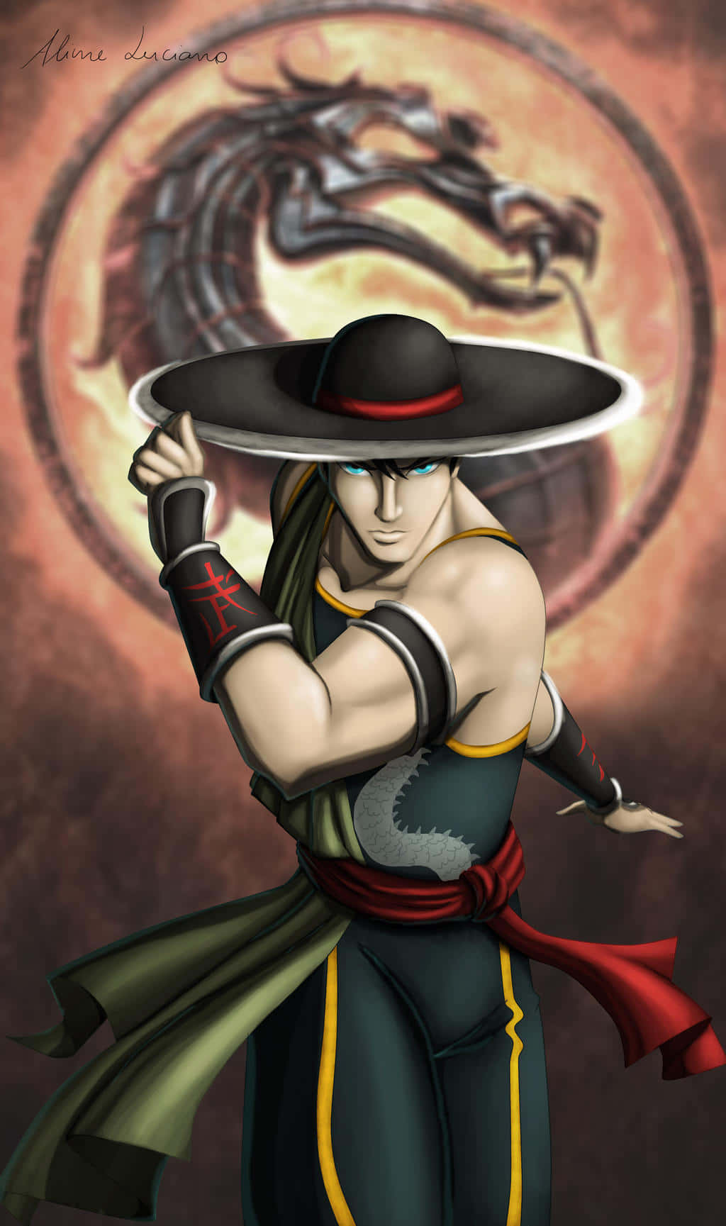 Mortal Kombat Warrior Kung Lao In Action Wallpaper