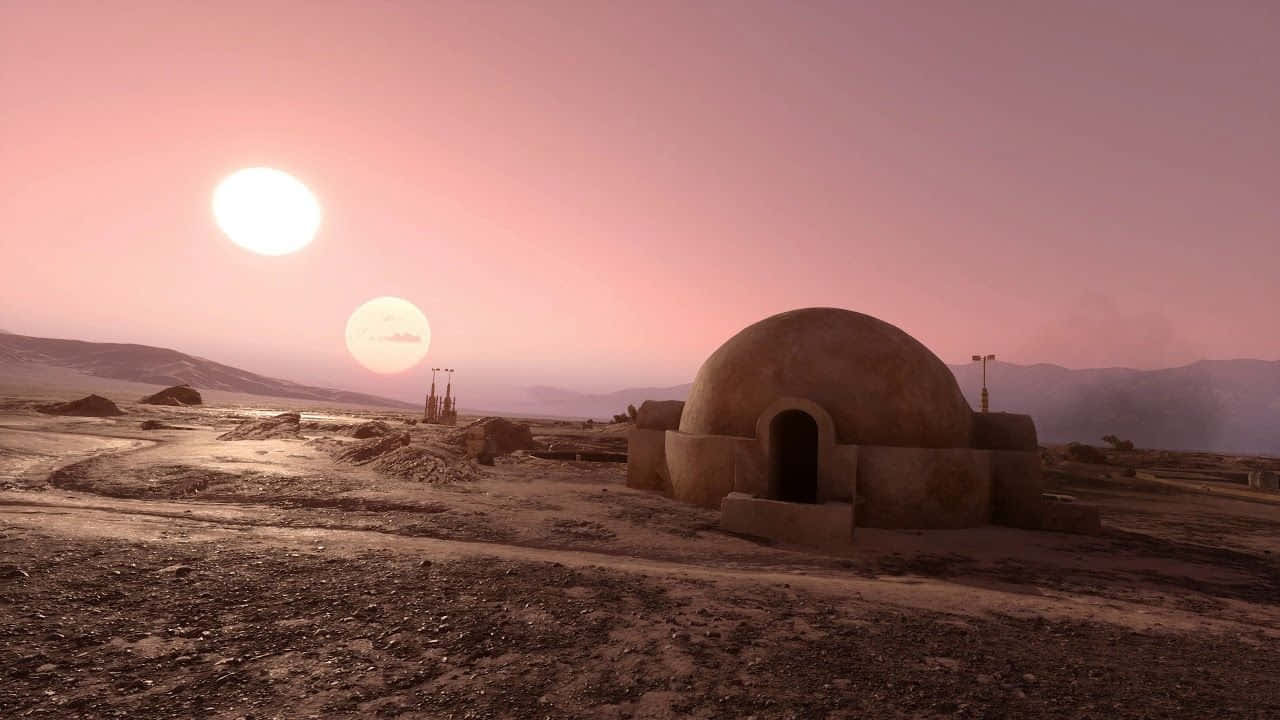 Mos Eisley Starport Wallpaper