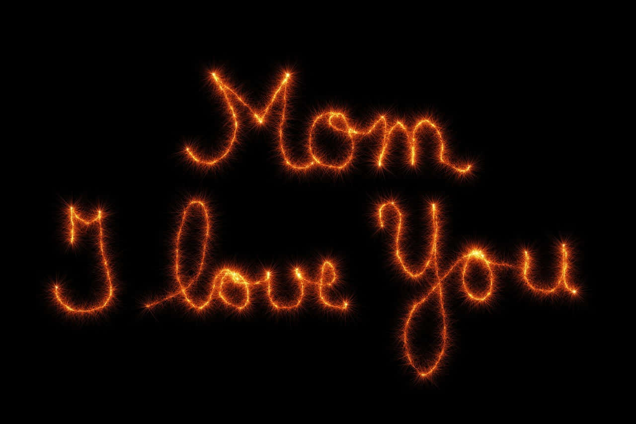 Mothers Day Love Sparklers Wallpaper