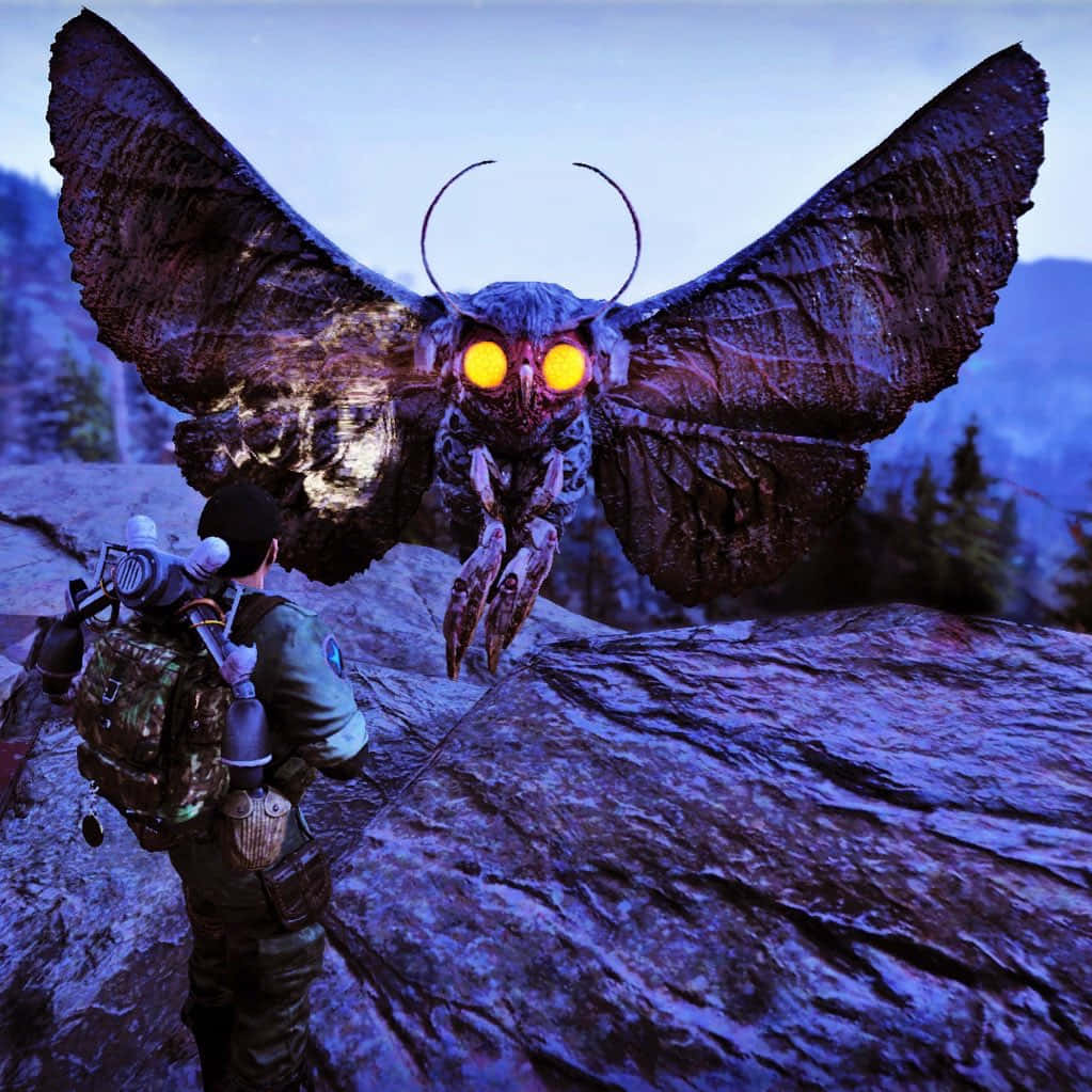 Mothman_ Encounter_ Video_ Game Wallpaper