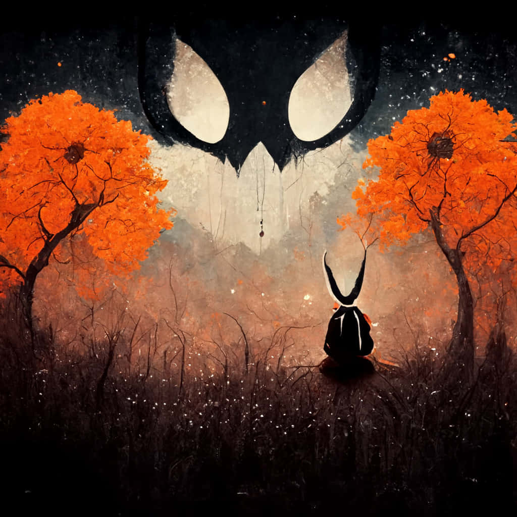 Mothman Mythical Figure Artwork Wallpaper