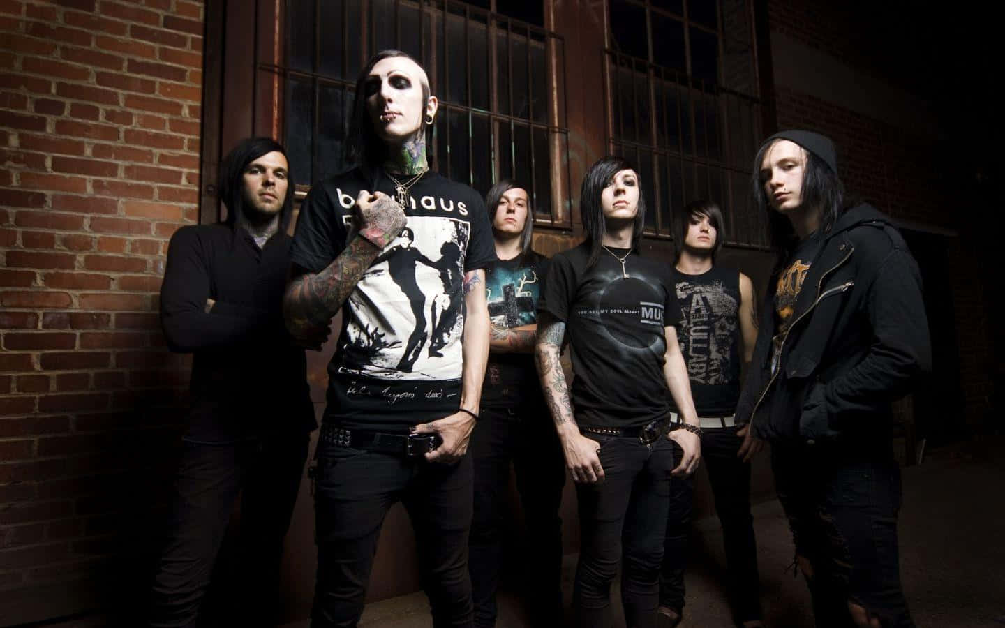 Motionless In White Band Portrait Wallpaper