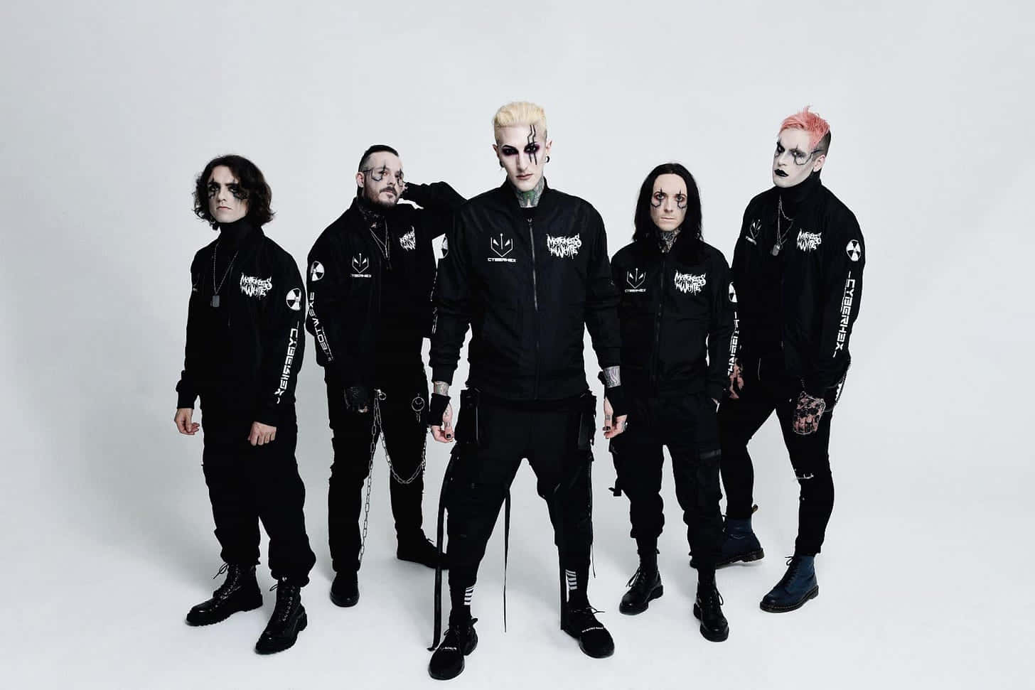 Motionless In White Band Portrait Wallpaper