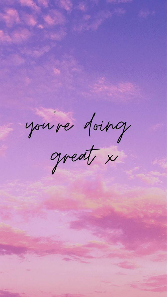 Motivational Quote Purple Iphone Wallpaper