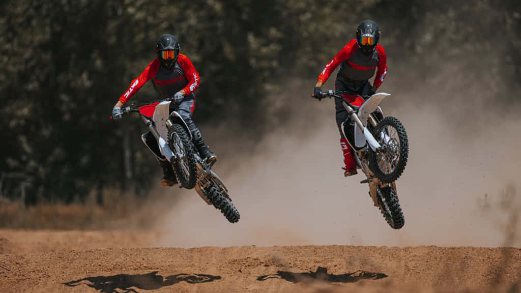 Motocross Jump Dirt Track Duo.jpg Wallpaper