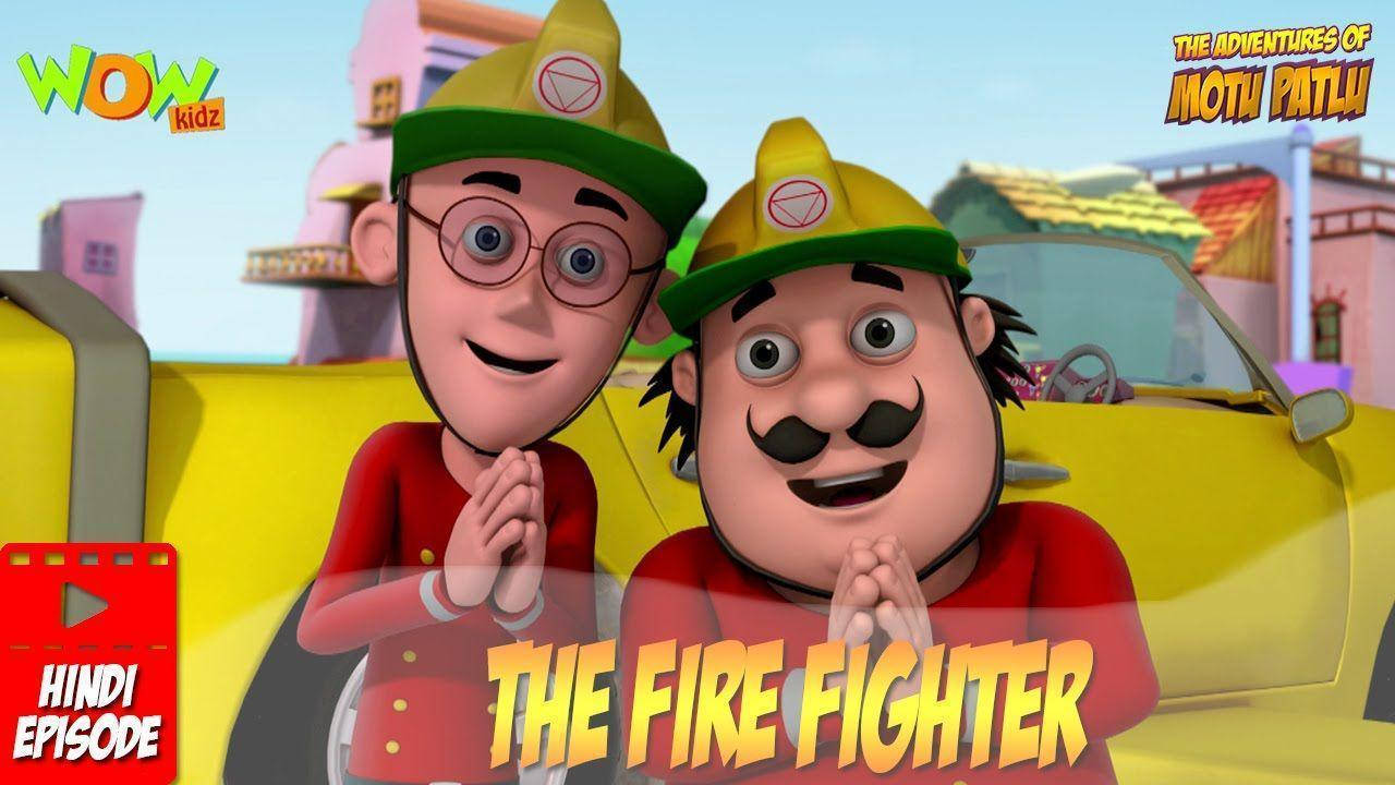 Motu Patlu Fire Fighter Wallpaper