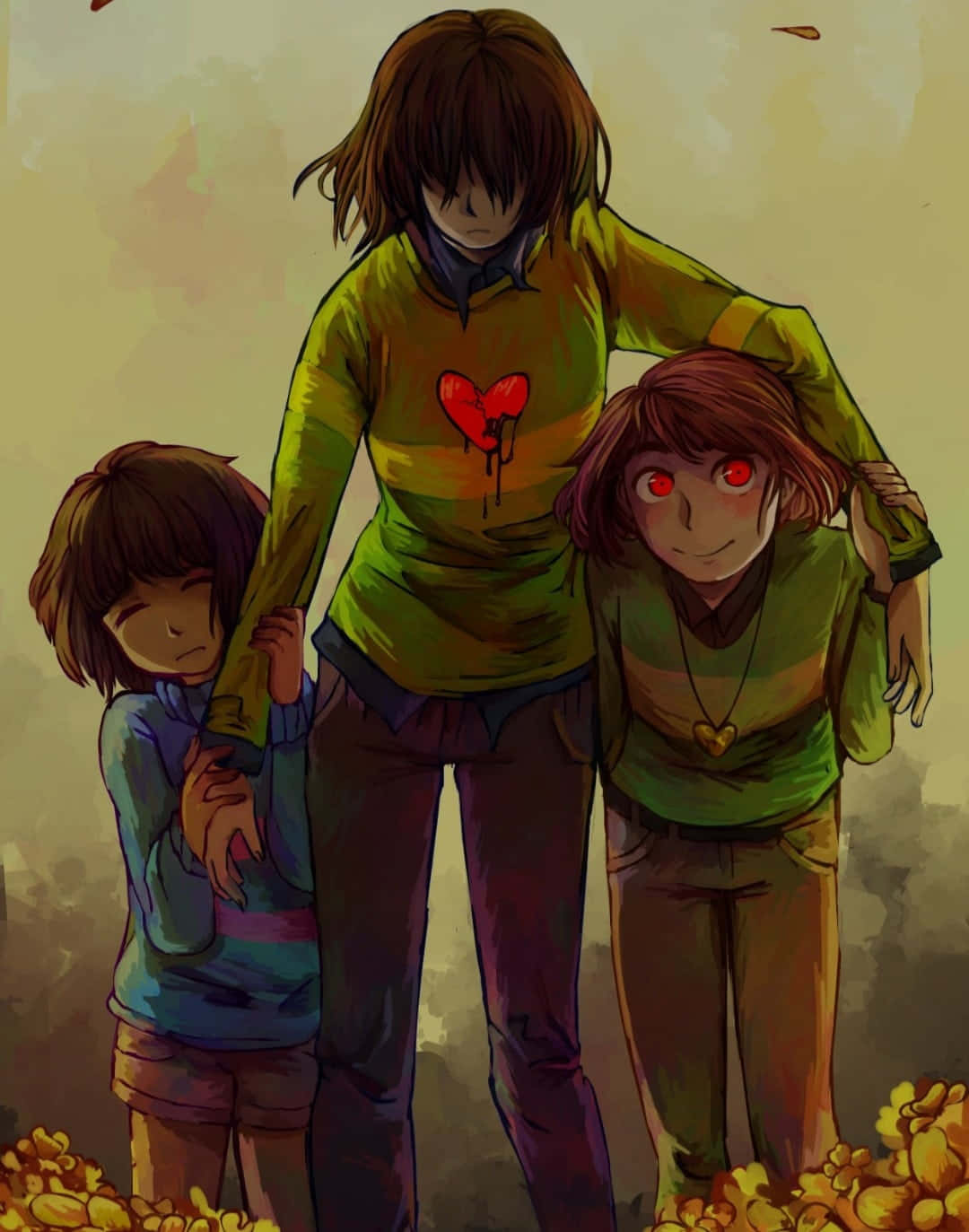 Move Forward With Undertale Frisk Wallpaper