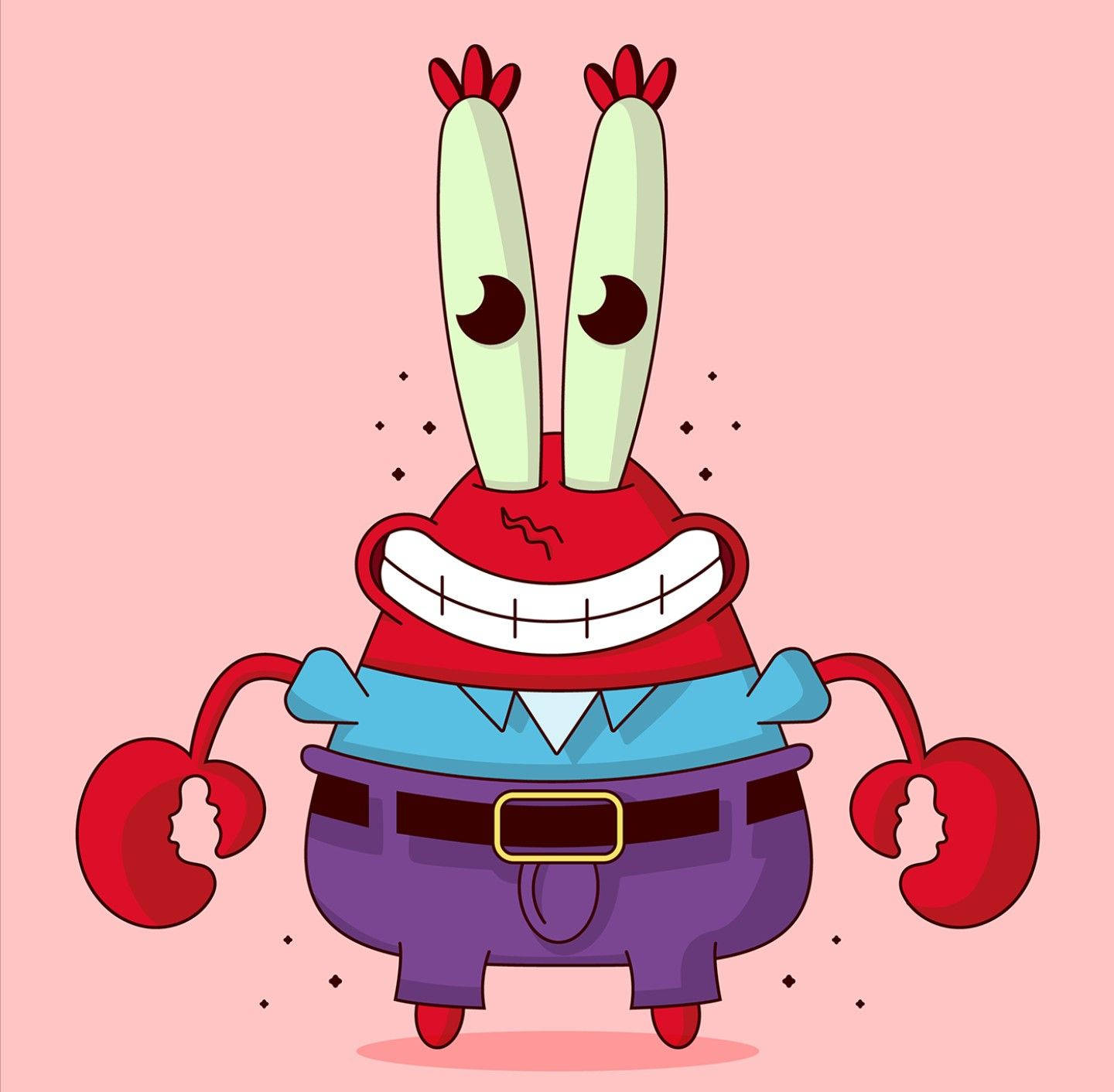 Mr. Krabs Cartoon Wallpaper