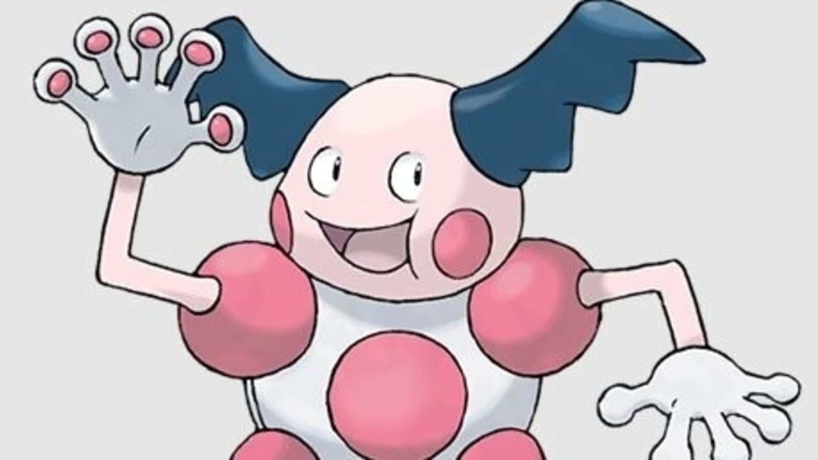 Mr Mime Waving Wallpaper