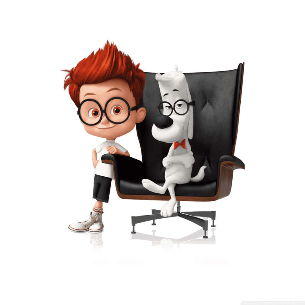 Mr Peabodyand Sherman Chair Portrait Wallpaper