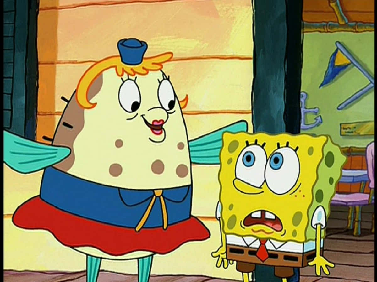 Mrs. Puff Gleefully Teaching At Her Boating School Wallpaper