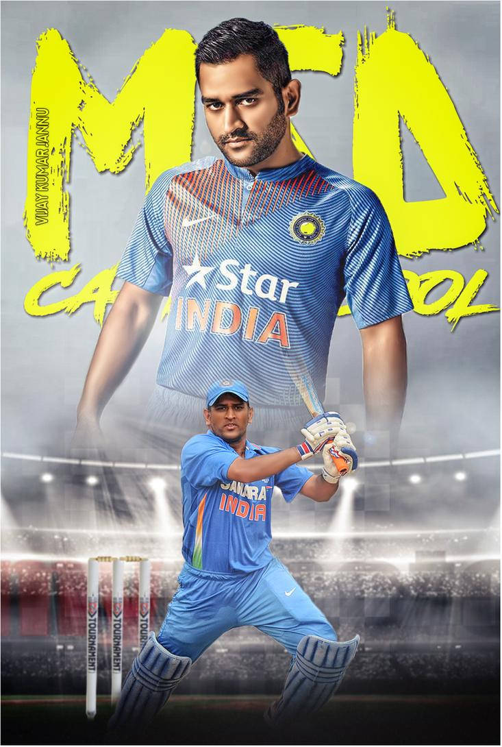 Ms Dhoni Hd Poster Wallpaper