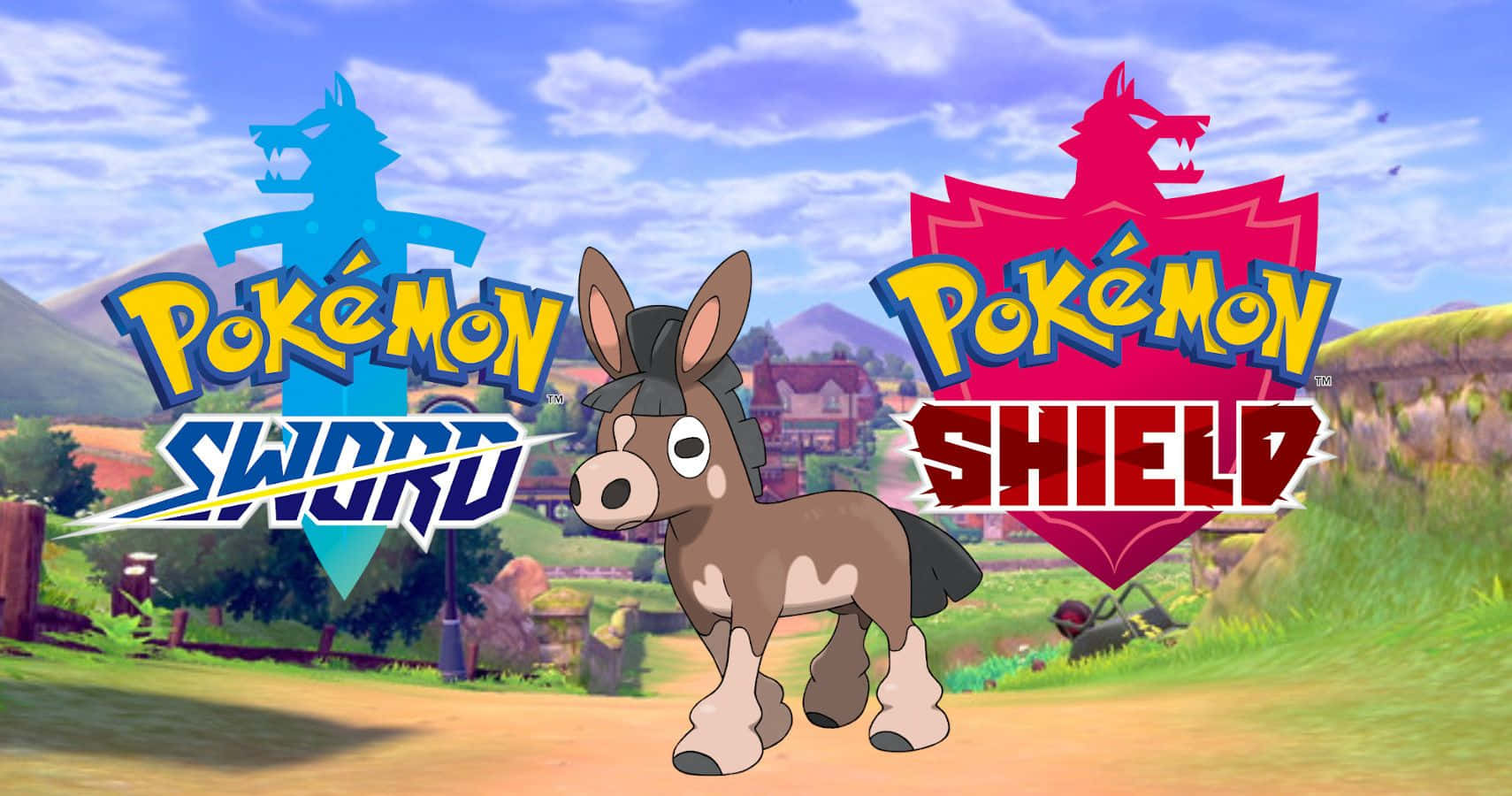 Mudbray For Pokemon Sword And Shield Wallpaper