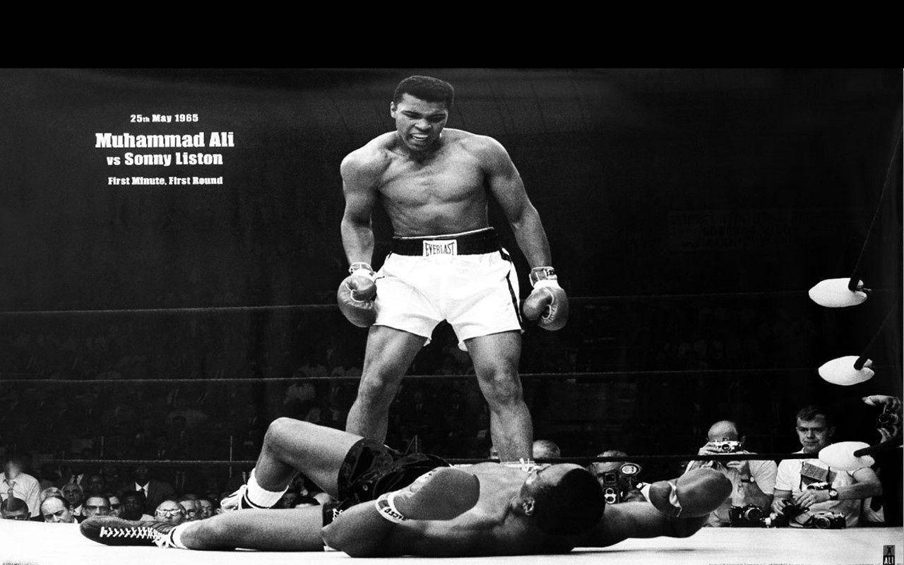 Muhammad Ali V. Sonny Liston In 1964 Wallpaper