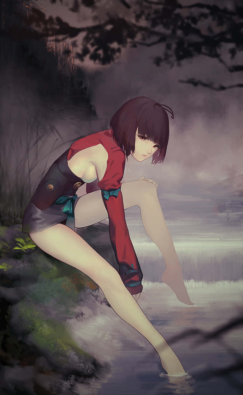 Mumei Kabaneri Lakeside Reflection Wallpaper