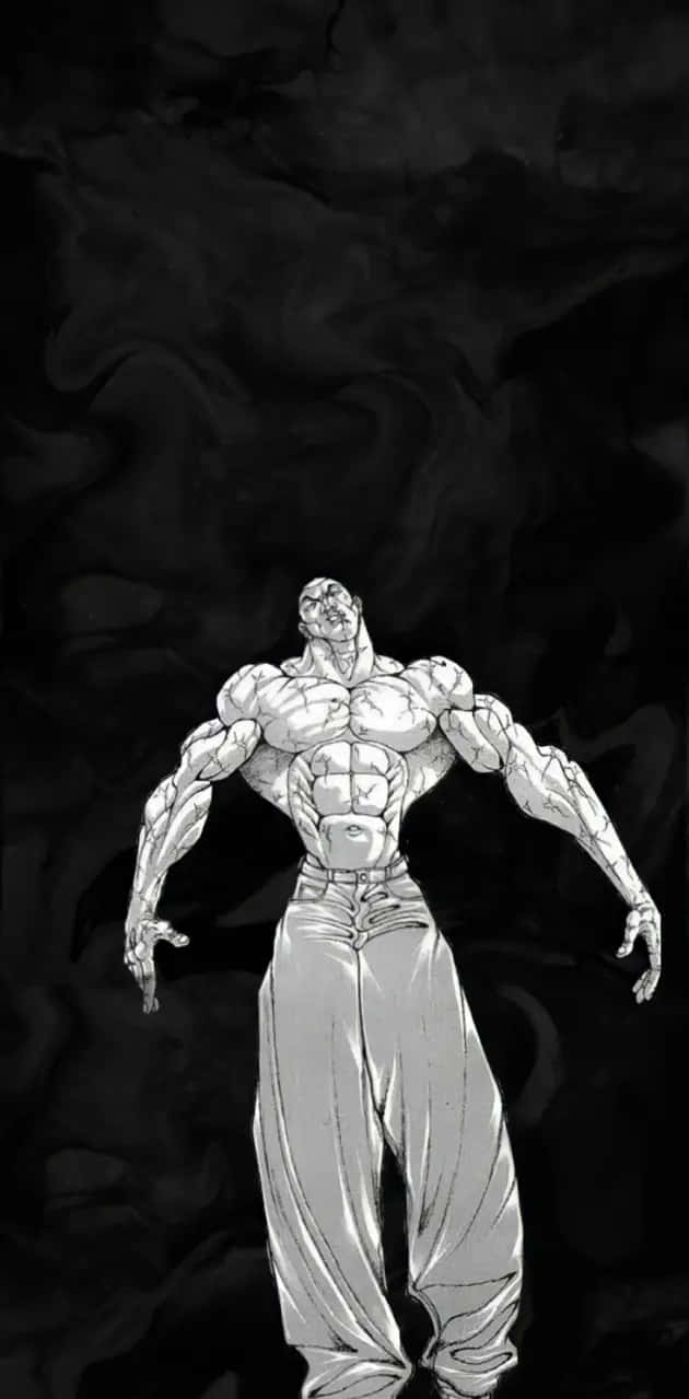 Muscled_ Anime_ Character_ Jack_ Hanma Wallpaper