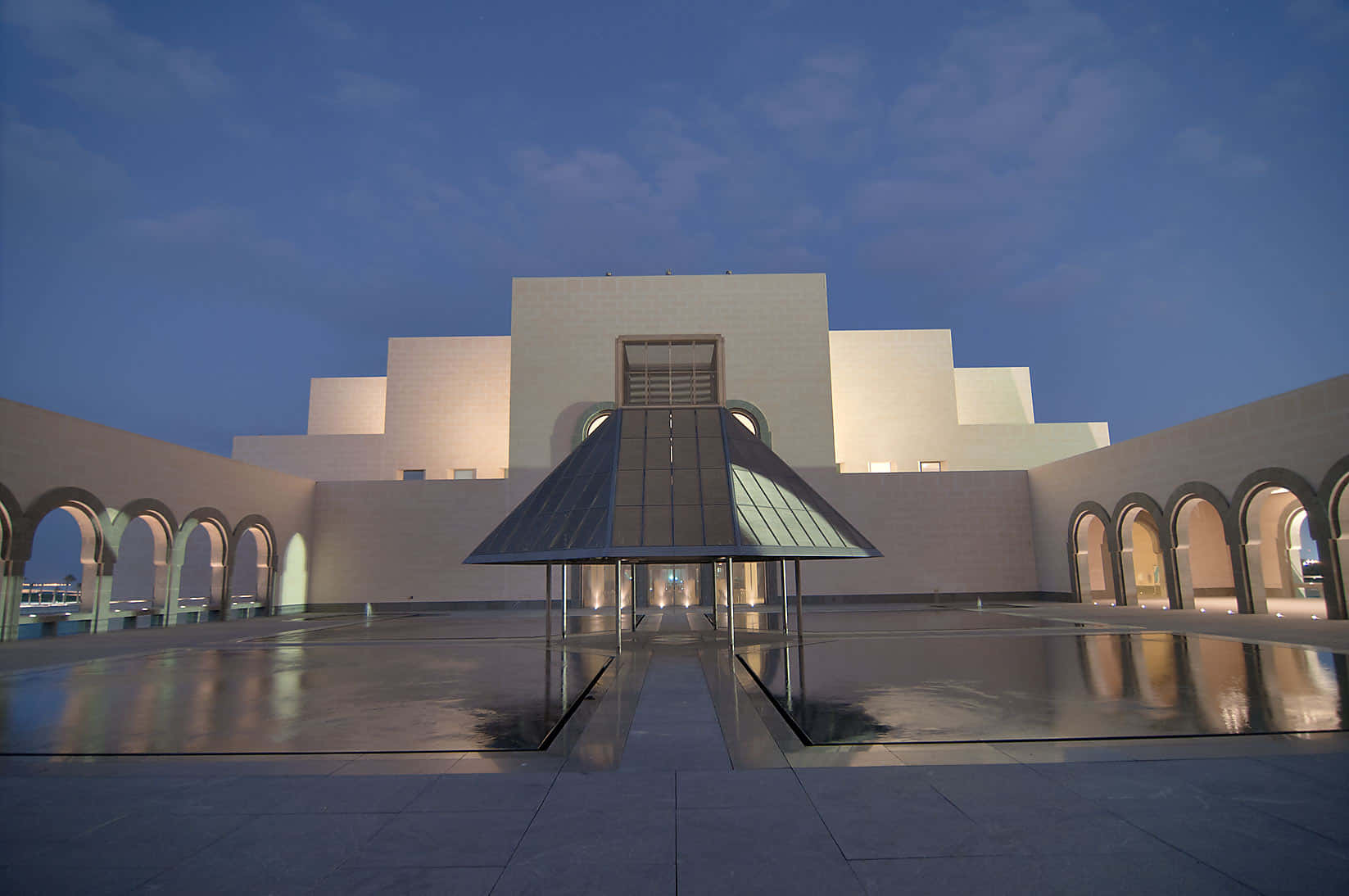 Museum Of Islamic Art Beneath The Blue Sky Wallpaper