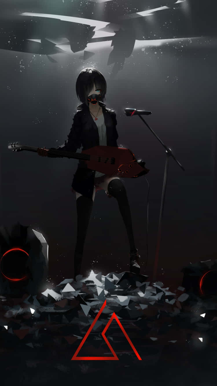 Music Anime Rock Girl Wallpaper