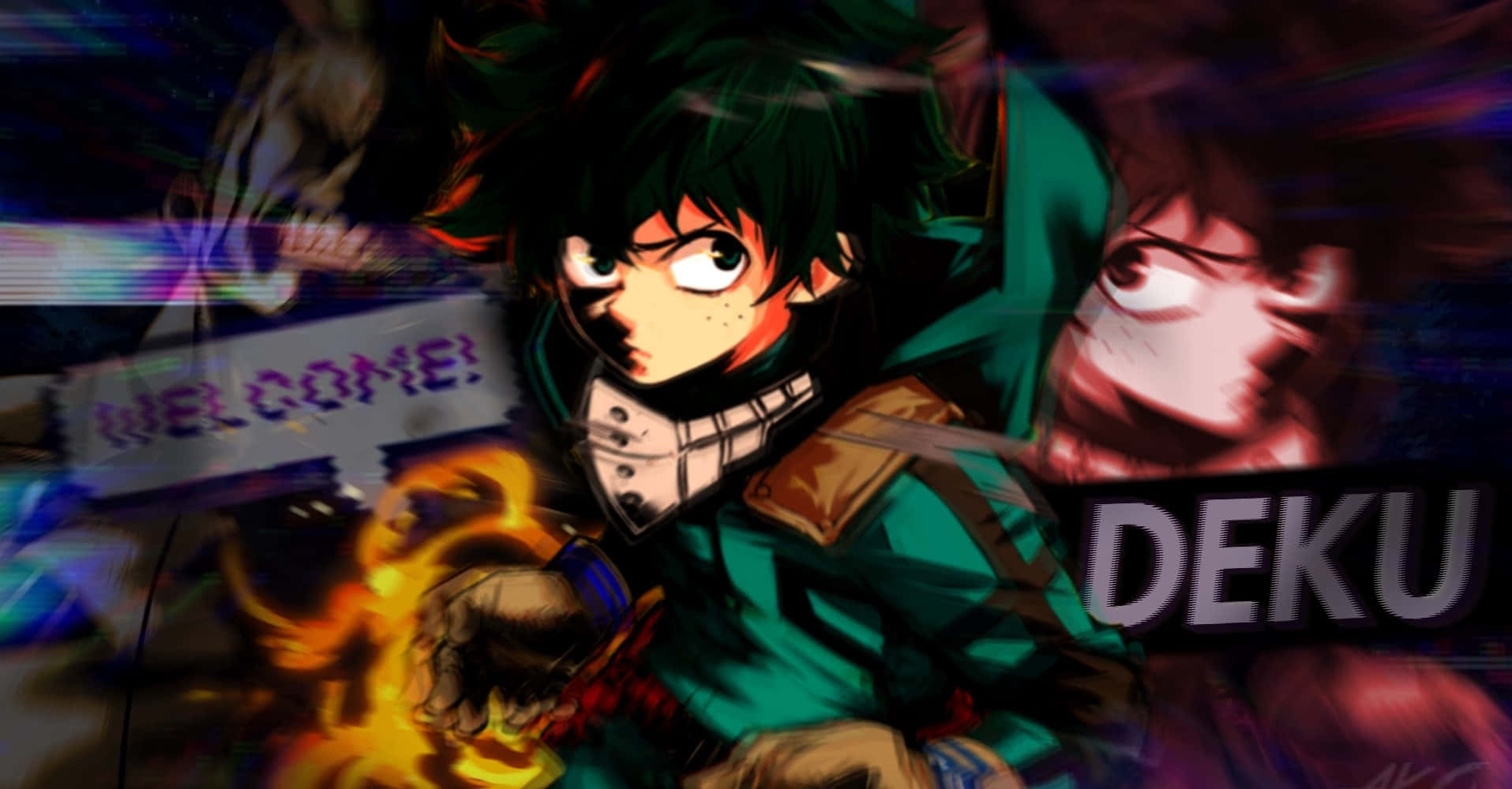 My Hero Academia Deku Bug Art Wallpaper