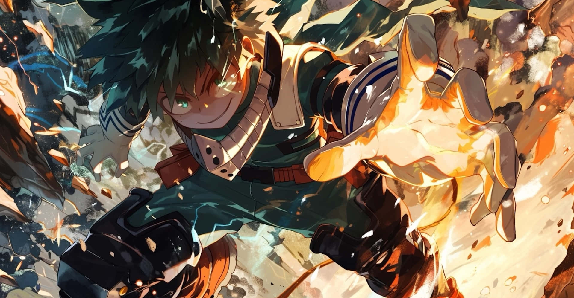 My Hero Academia Deku Power Release Wallpaper