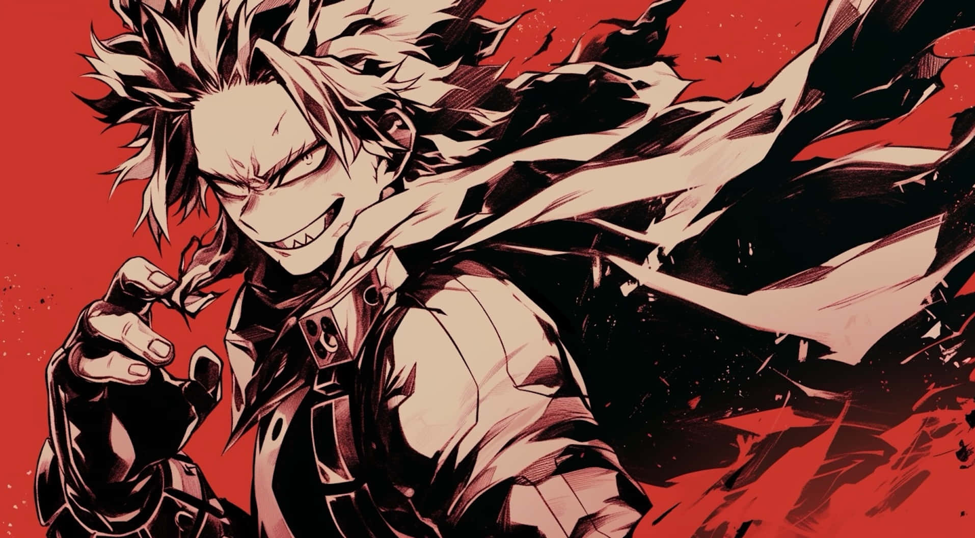 My Hero Academia Katsuki Bakugo Dynamic Pose Wallpaper