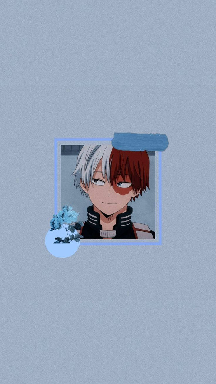 My Hero Academia Todoroki Photo Scrapbook Wallpaper