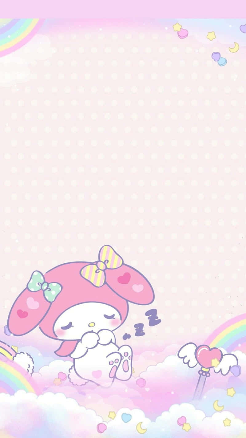 My Melody Dreamy Aesthetic Wallpaper Wallpaper