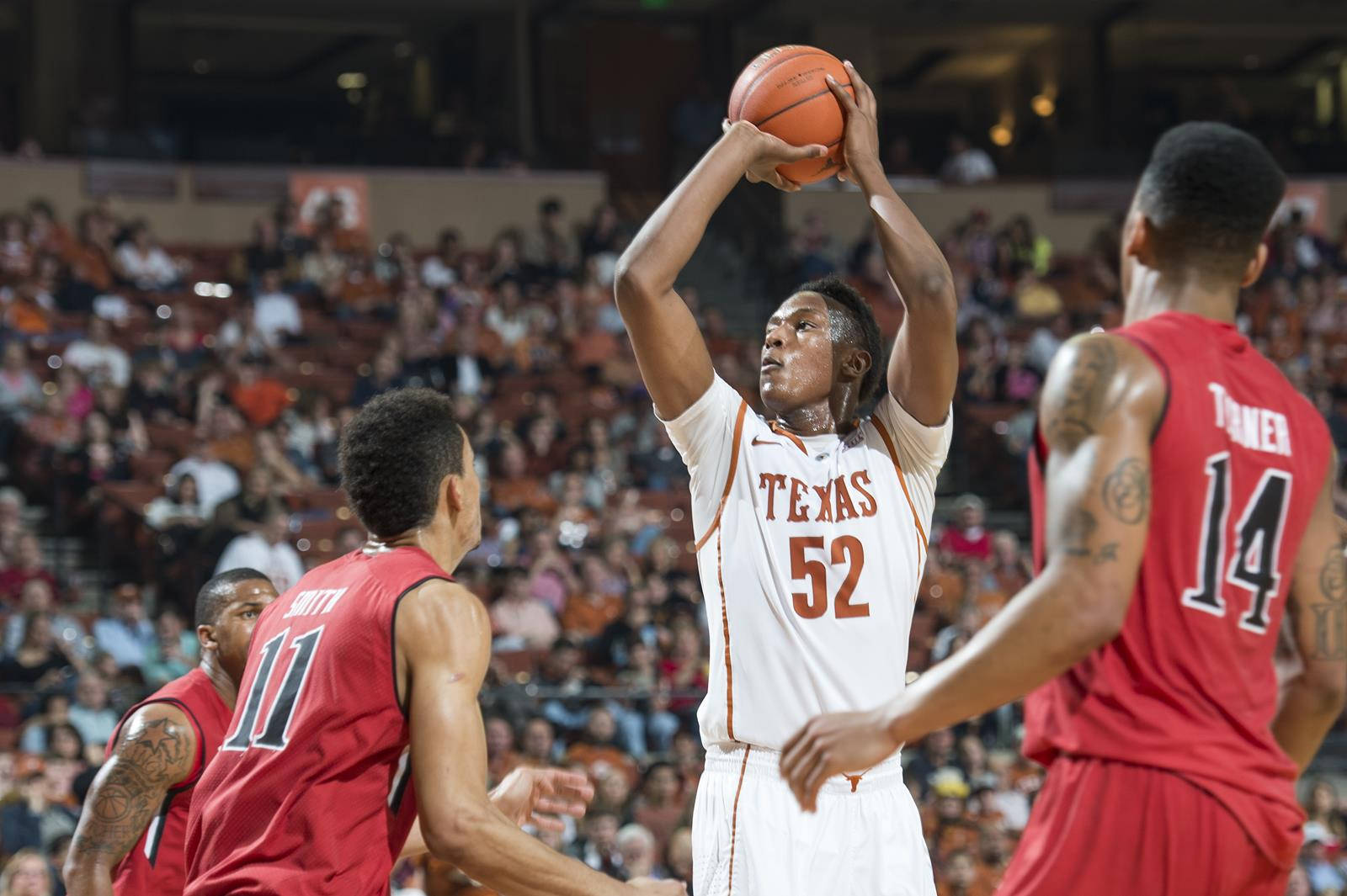 Myles Turner Texas Player Wallpaper