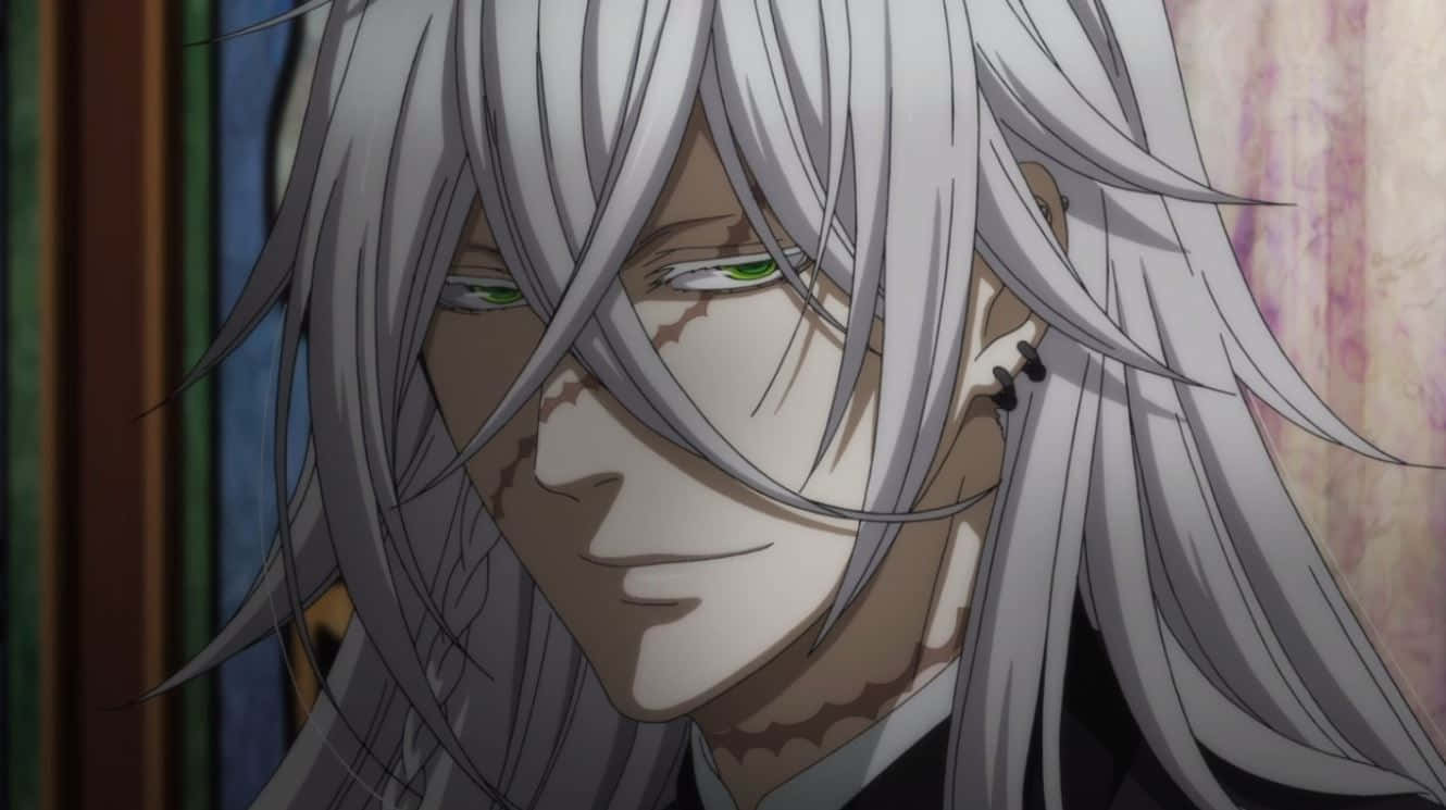 Mysterious And Enigmatic Undertaker From Black Butler Wallpaper