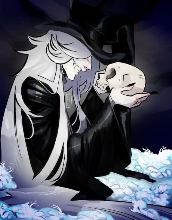 Mysterious Black Butler Undertaker In Action Wallpaper