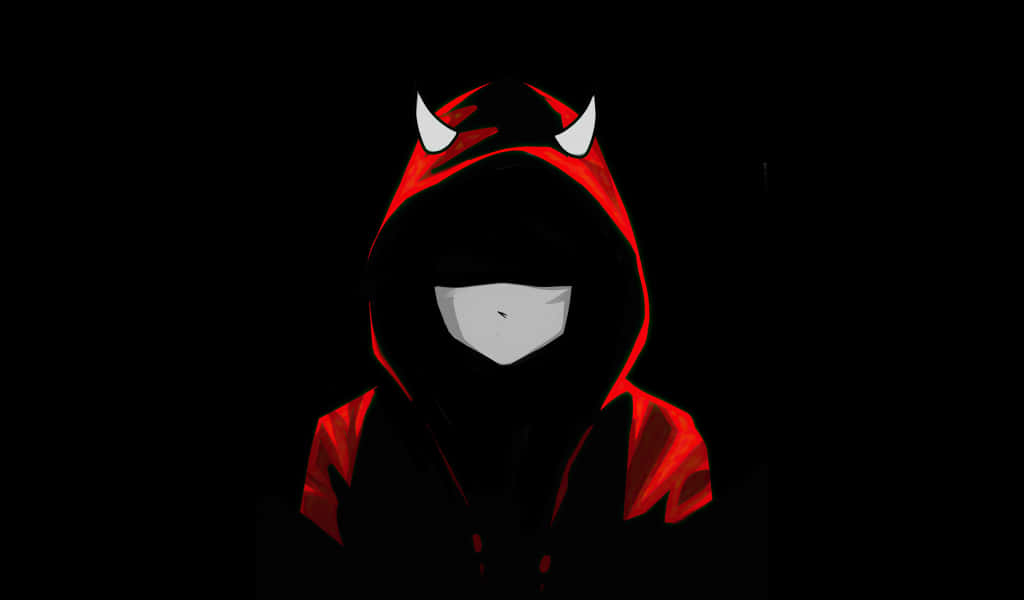 Mysterious Demon Hoodie Art Wallpaper