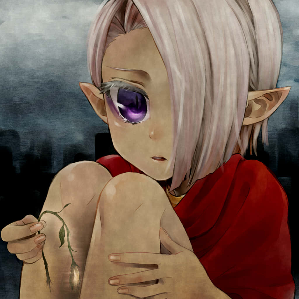 Mysterious Elf Child Artwork Wallpaper