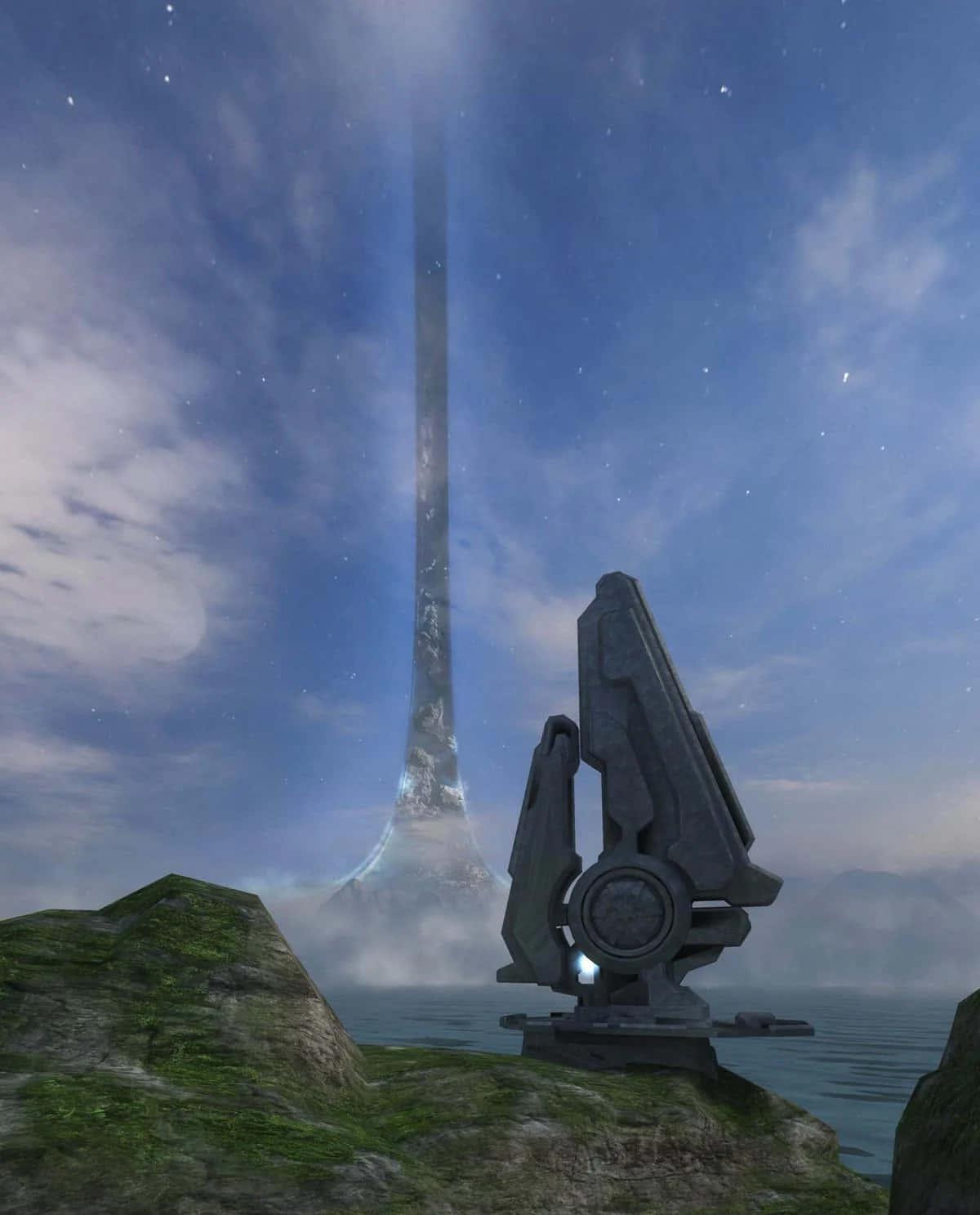 Mysterious Forerunner Structure In The World Of Halo Wallpaper