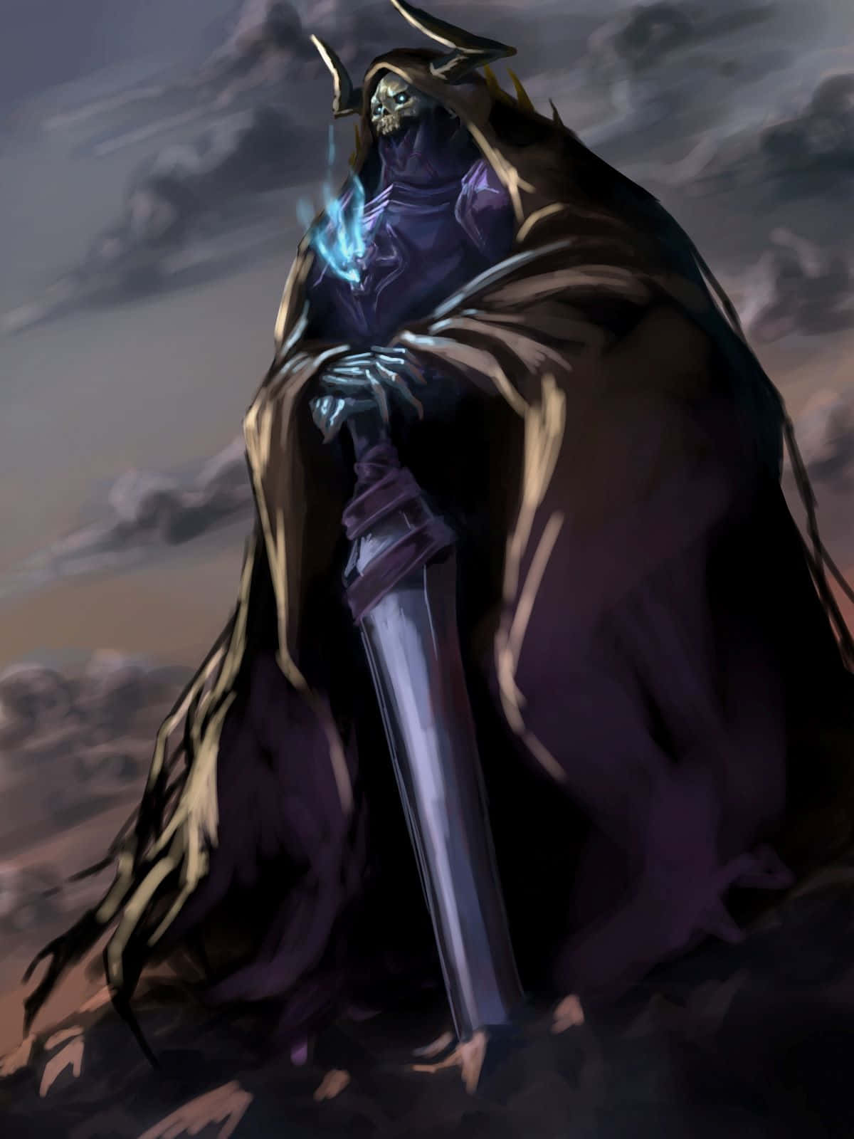 Mysterious_ Grim_ Reaper_ Artwork Wallpaper