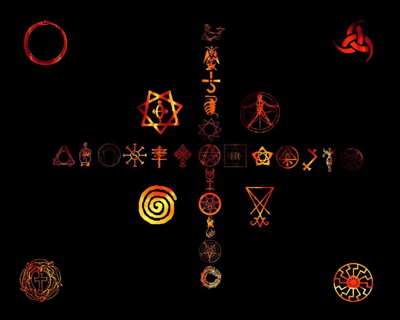 Mysterious Occult Artwork Wallpaper