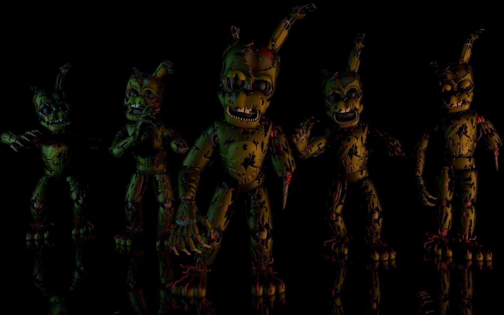 Mysterious Scraptrap Character In Action Wallpaper