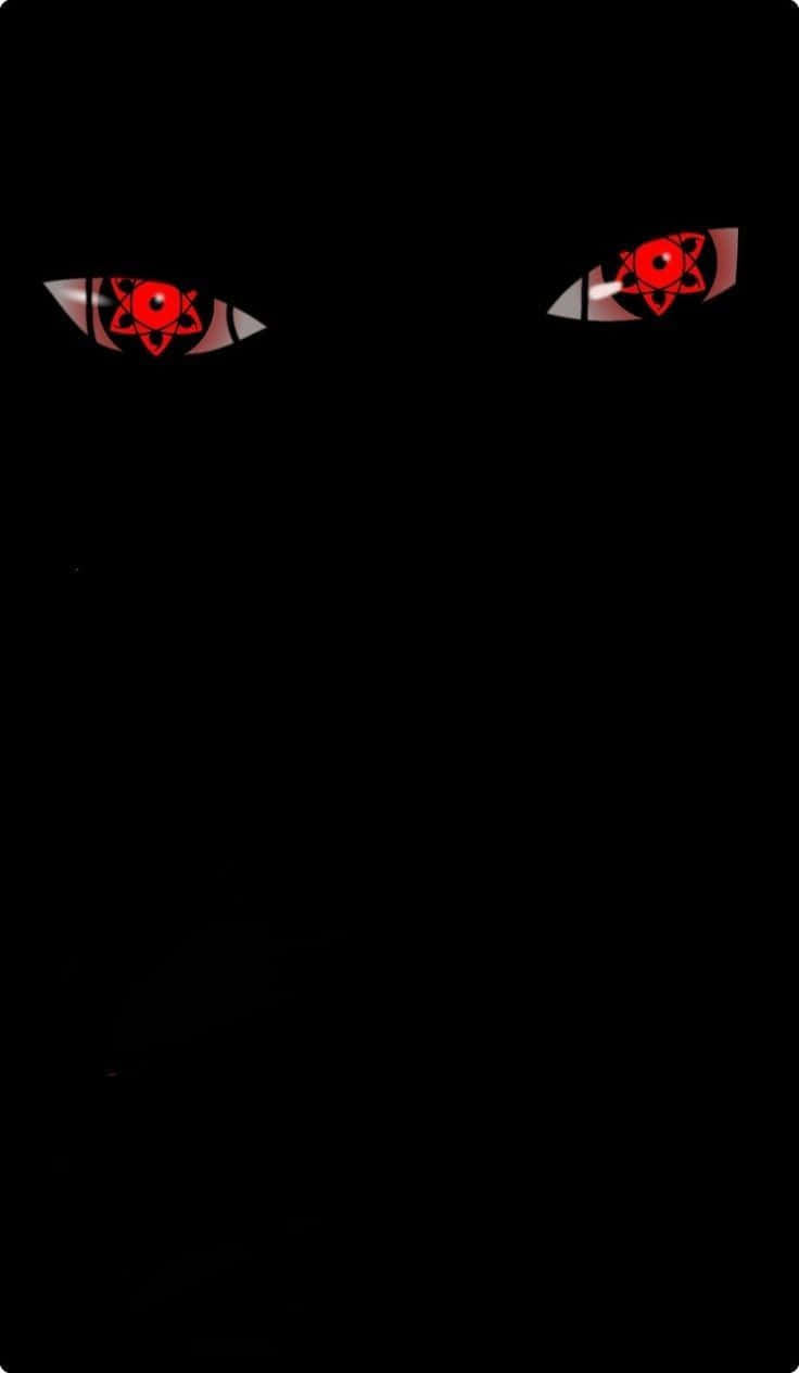 Mysterious_ Sharingan_ Eyes_in_ Darkness Wallpaper