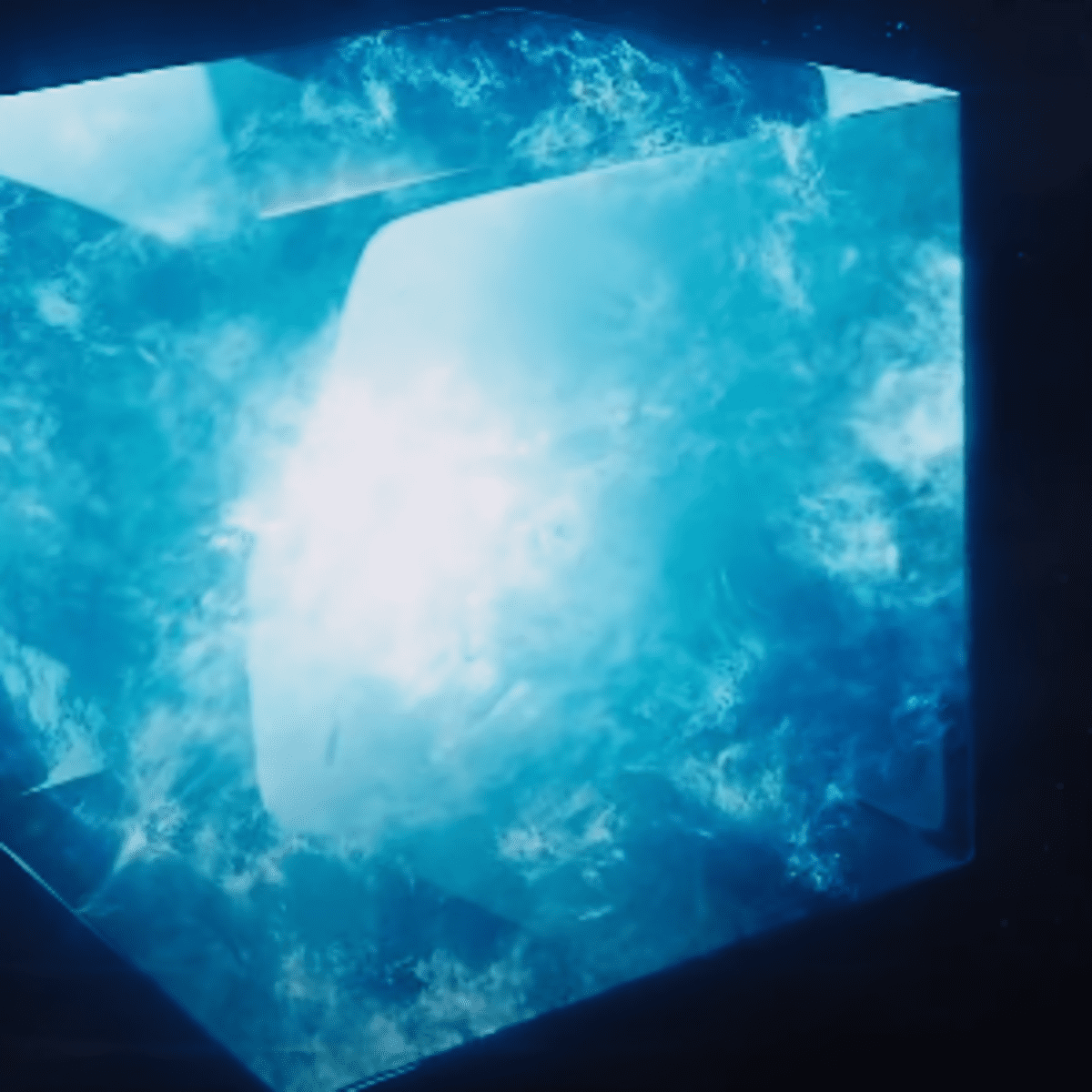 Mysterious Space Stone Floating In The Cosmos Wallpaper